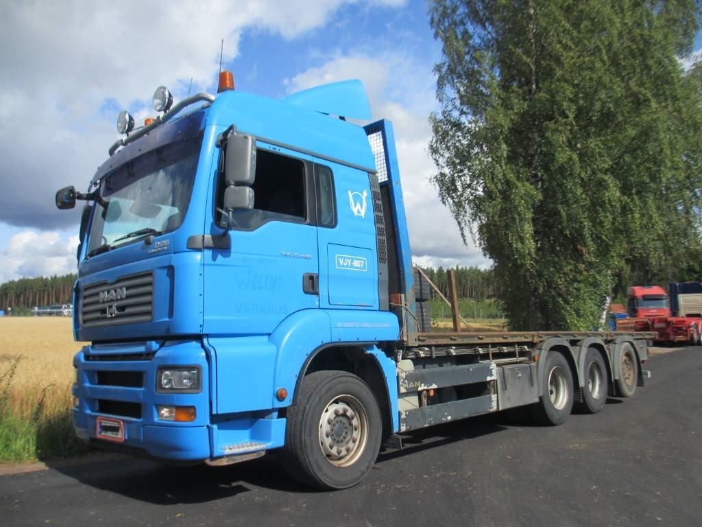 MAN 33.480 8x4 rahtilavalla,jatkoperä - Nákladní automobil valníkový/ Plošinový: obrázek 1 MAN 33.480 8x4 rahtilavalla,jatkoperä - Nákladní automobil valníkový/ Plošinový: obrázek 1