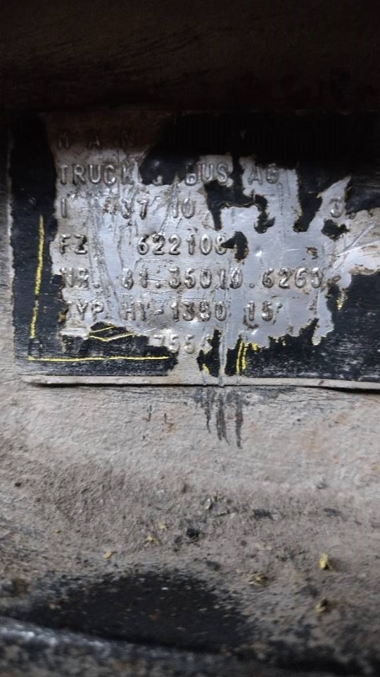 MAN HY-1350 takaperä 3,70 - Náprava a díly pro Nákladní auto: obrázek 4 MAN HY-1350 takaperä 3,70 - Náprava a díly pro Nákladní auto: obrázek 4