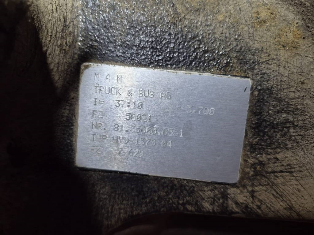 MAN HYD-1370 Etuperä ratio 3,70 - Náprava a díly pro Nákladní auto: obrázek 4 MAN HYD-1370 Etuperä ratio 3,70 - Náprava a díly pro Nákladní auto: obrázek 4
