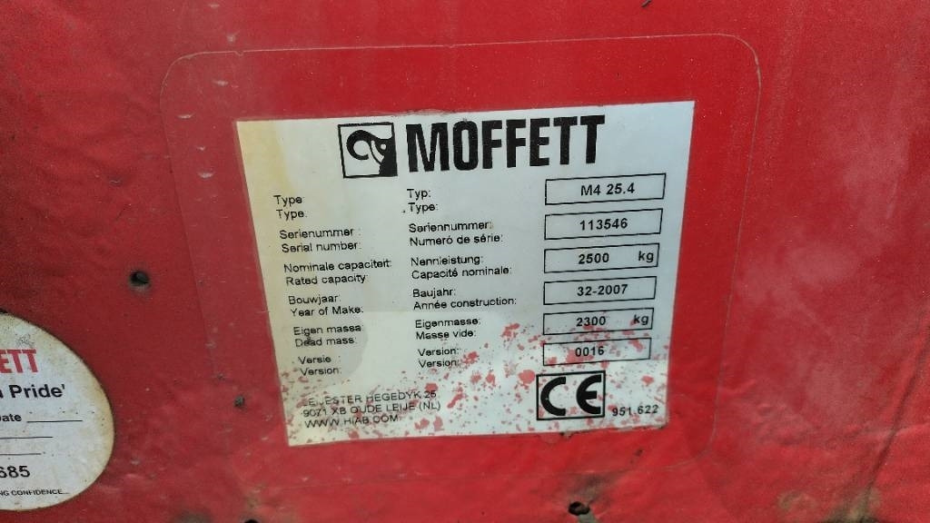 Moffett M4 25.4 ajoneuvotrukki - Závěsný vysokozdvižný vozík: obrázek 5 Moffett M4 25.4 ajoneuvotrukki - Závěsný vysokozdvižný vozík: obrázek 5