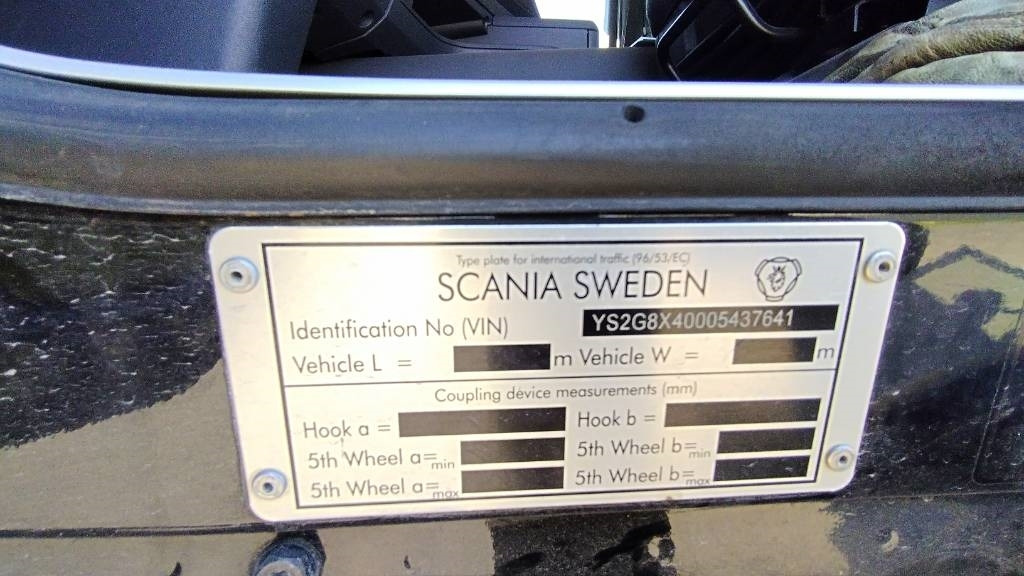 Ramenový nosič kontajnerov Scania R490 8x4 multilift vaijerilaite,napaperät: obrázek 8