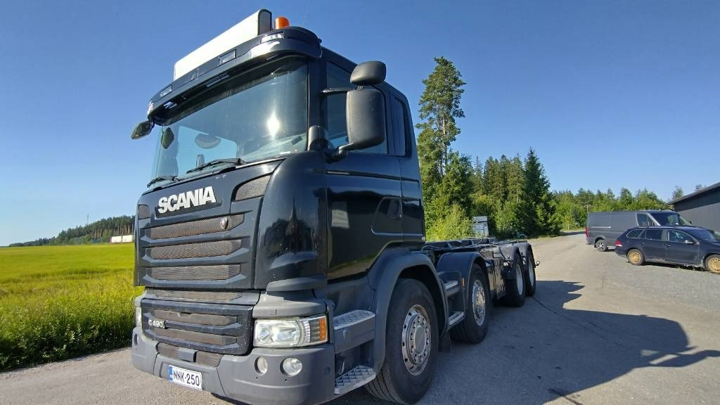 Ramenový nosič kontajnerov Scania R490 8x4 multilift vaijerilaite,napaperät: obrázek 9
