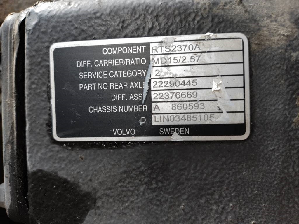 Volvo RTS2370A - Náprava a díly pro Nákladní auto: obrázek 2 Volvo RTS2370A - Náprava a díly pro Nákladní auto: obrázek 2