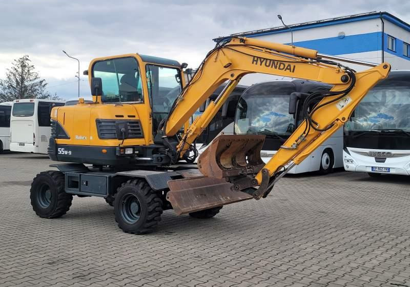 Hyundai ROBEX 55W-9 EXCAVATOR / SPROWADZONY Z FRANCJI - Kolesové rýpadlo: obrázek 1 Hyundai ROBEX 55W-9 EXCAVATOR / SPROWADZONY Z FRANCJI - Kolesové rýpadlo: obrázek 1