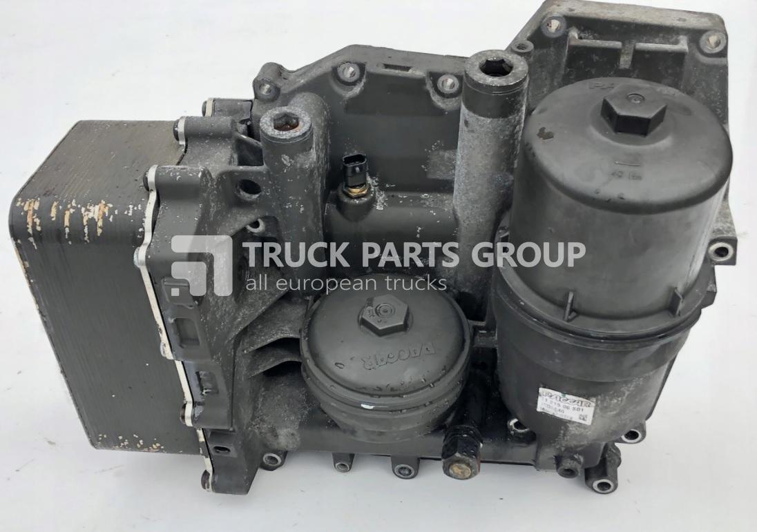 DAF XF, XF, 106XF, EURO6. EURO 6 emission, oil filter housing, oil filter cooling, 1905846, 1905847, 1947292, 1926044, 1905846, MX13, MX11, lubrication system - Olejový filtr pro Nákladní auto: obrázek 1 DAF XF, XF, 106XF, EURO6. EURO 6 emission, oil filter housing, oil filter cooling, 1905846, 1905847, 1947292, 1926044, 1905846, MX13, MX11, lubrication system - Olejový filtr pro Nákladní auto: obrázek 1