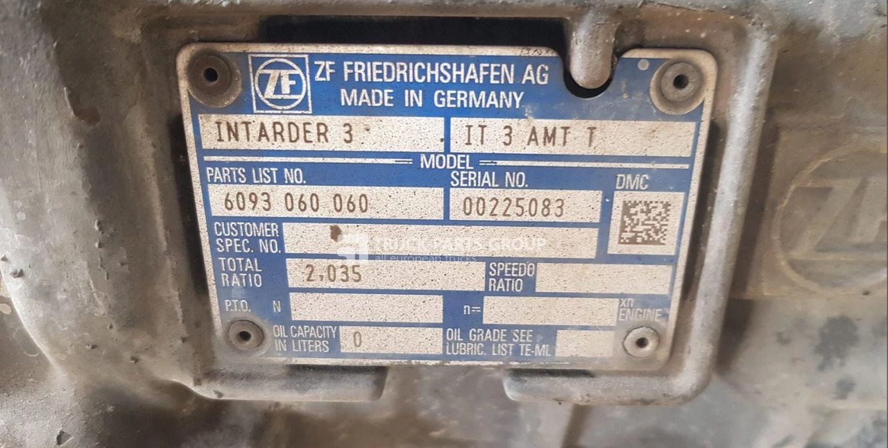 IVECO IVECO STRALIS HI-WAY EURO6 gearbox + intarder3 (retarder), 12AS2331TD, interder3, IT 3 AMT T, 6093060060, 00225083, 1333041065, 00238158, 4213550120, 6009297007, 6070010004, 6093060060, 3IT3AMT - Převodovka pro Nákladní auto: obrázek 3 IVECO IVECO STRALIS HI-WAY EURO6 gearbox + intarder3 (retarder), 12AS2331TD, interder3, IT 3 AMT T, 6093060060, 00225083, 1333041065, 00238158, 4213550120, 6009297007, 6070010004, 6093060060, 3IT3AMT - Převodovka pro Nákladní auto: obrázek 3