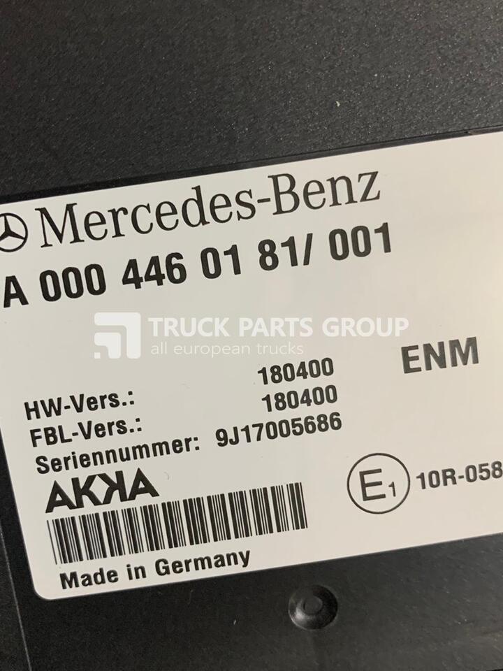 MERCEDES BENZ Citaro 1, Citaro 2, Conecto, Integro, Intouro, O350, Tourismo, Travego, EVOBUS, BUS, ENM unit, 0004460181 by AKKA, HW version: 180400, FBL version: 180400 - Řídicí blok pro Autobus: obrázek 1 MERCEDES BENZ Citaro 1, Citaro 2, Conecto, Integro, Intouro, O350, Tourismo, Travego, EVOBUS, BUS, ENM unit, 0004460181 by AKKA, HW version: 180400, FBL version: 180400 - Řídicí blok pro Autobus: obrázek 1