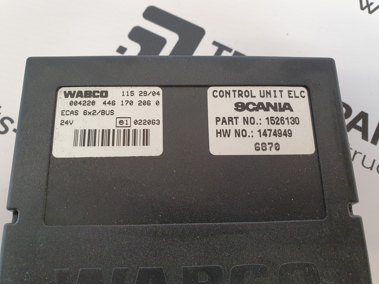 WABCO ECAS by WABCO for SCANIA EURO 3, EURO 4, EURO 5 P, G, R, T, L series 4461702060, 4461702160, 4461702050, 4460554060, 4461702150, 1530439, 1530440, 1851677, 1851676, 1526130, 1474949, 1759696. - Řídicí blok pro Nákladní auto: obrázek 3 WABCO ECAS by WABCO for SCANIA EURO 3, EURO 4, EURO 5 P, G, R, T, L series 4461702060, 4461702160, 4461702050, 4460554060, 4461702150, 1530439, 1530440, 1851677, 1851676, 1526130, 1474949, 1759696. - Řídicí blok pro Nákladní auto: obrázek 3