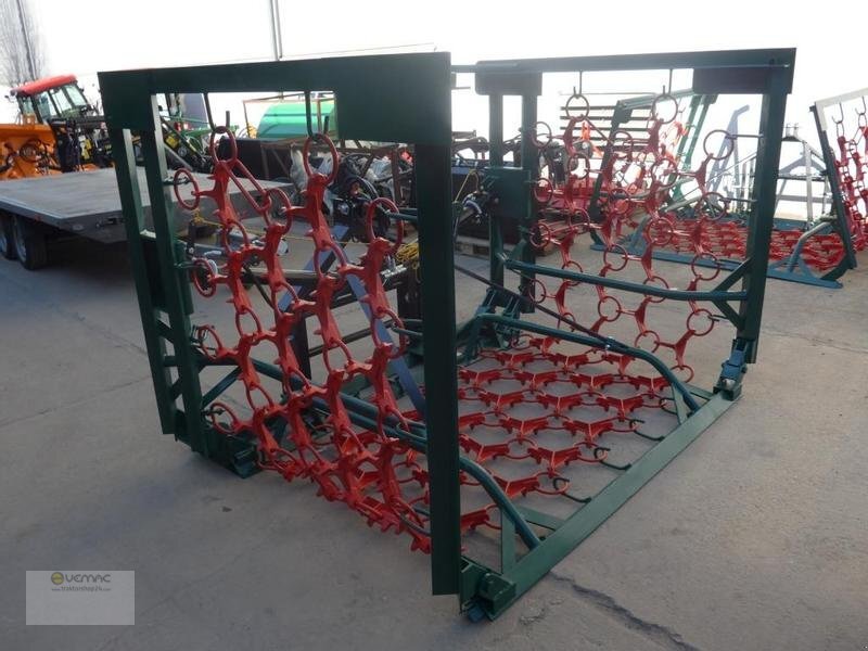 Nový Luční brány Vemac Wiesenschleppe 6m 4reihig Schleppe Striegel hydraulisch Prof: obrázek 6
