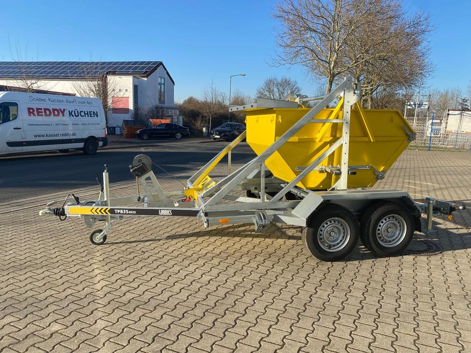 Lorries Kabelanhänger mit Baucontainer 3500KG *INKL.19% MWST*SOFORT VERFÜGBAR!* - Kabelový přívěs: obrázek 4 Lorries Kabelanhänger mit Baucontainer 3500KG *INKL.19% MWST*SOFORT VERFÜGBAR!* - Kabelový přívěs: obrázek 4