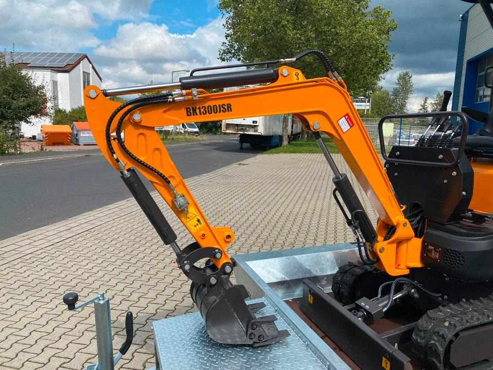 Mini rýpadlo, Přívěs Minibagger BK1300JSR + Anhänger + Zubehör *INKL.19% MWST*BERGER KRAUS*KUBOTA*JOYSTICK*SCHENKWARM*SOFORT!*: obrázek 10
