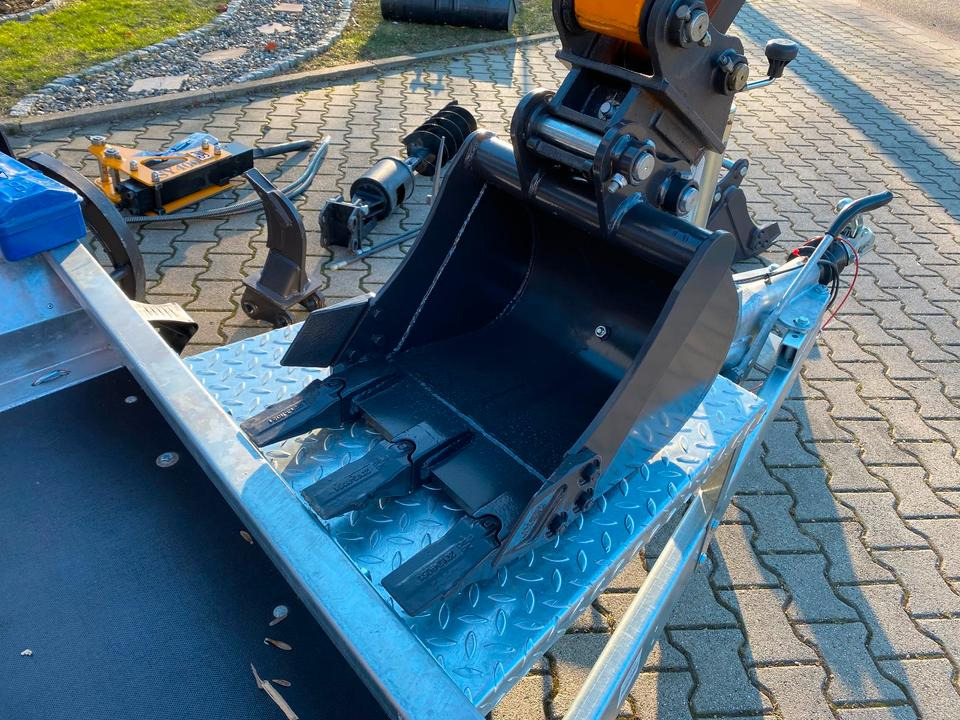 Mini rýpadlo, Přívěs Minibagger BK1500JS + Anhänger + Zubehör *INKL.19% MWST*KUBOTA*BERGER KRAUS*JOYSTICK*ZUBEHÖRPAKET GROß*SOFORT!*: obrázek 12