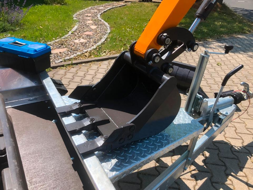 Mini rýpadlo, Přívěs Minibagger BK1500JS inkl. Anhänger *INKL.19% MWST*BERGER KRAUS*KUBOTA*JOYST*SCHAUFELPAKET*: obrázek 10