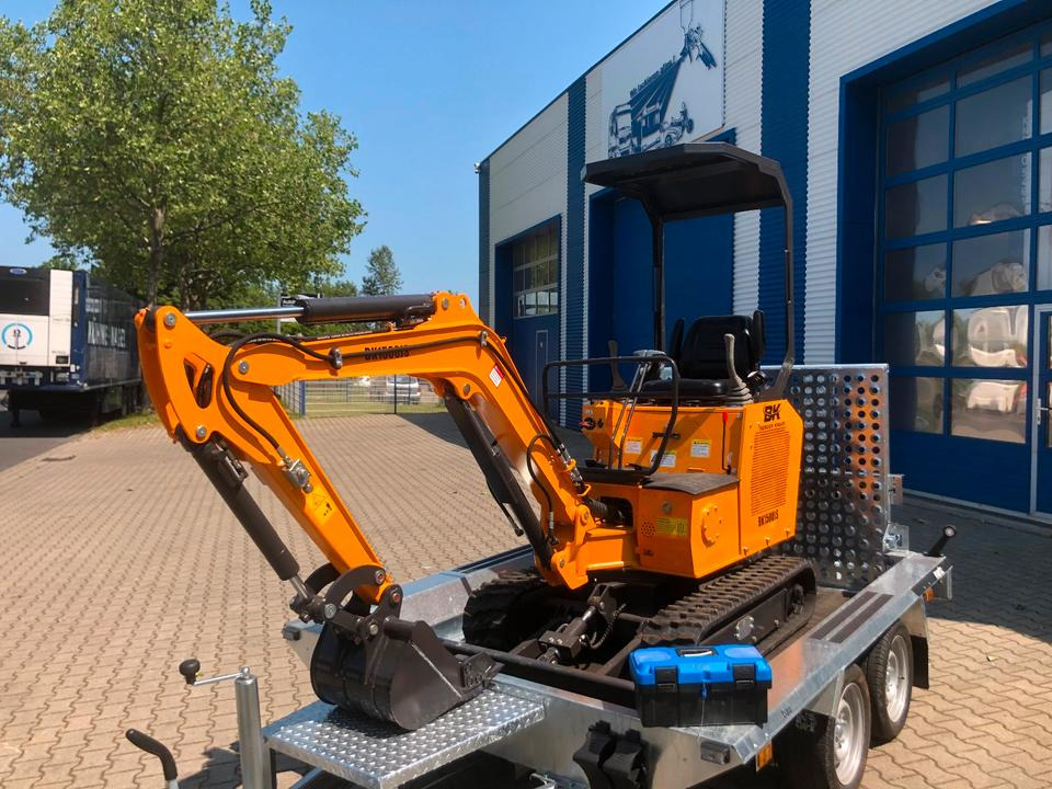 Mini rýpadlo, Přívěs Minibagger BK1500JS inkl. Anhänger *INKL.19% MWST*BERGER KRAUS*KUBOTA*JOYST*SCHAUFELPAKET*: obrázek 6