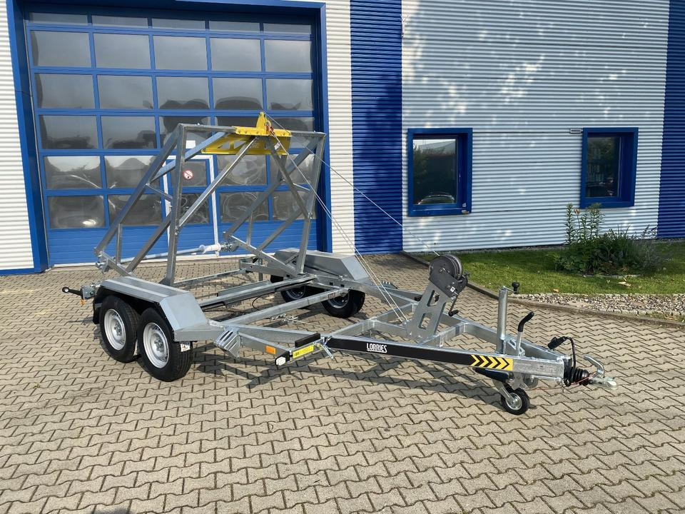 Kabelový přívěs Vermietung / Kabelanhänger 3000KG / Nutzlast 2373KG / Kabeltrommel-Anhänger / Glasfaser/ 1 Monat: obrázek 9