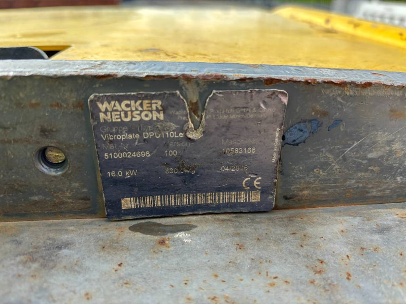 WACKER NEUSON DPU110 Lem 970 - Vibrační deska: obrázek 5 WACKER NEUSON DPU110 Lem 970 - Vibrační deska: obrázek 5