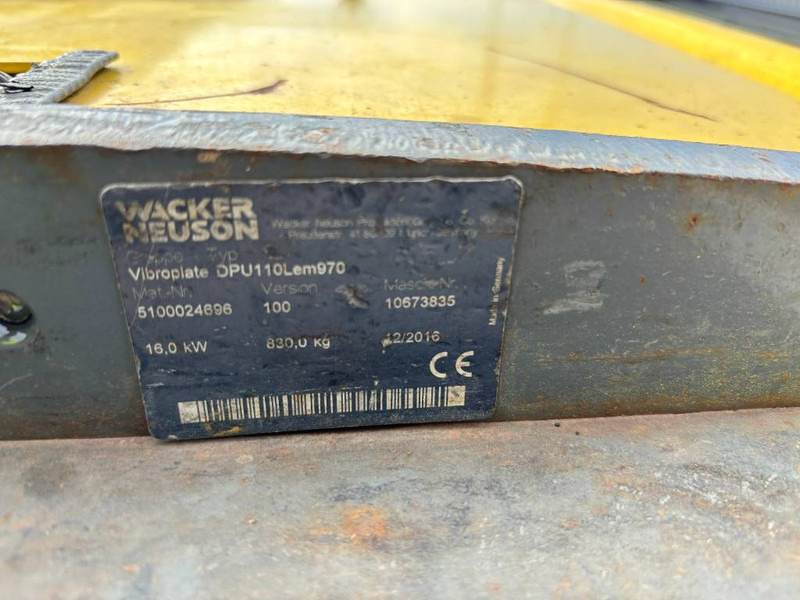WACKER NEUSON DPU110Lem970 - Vibrační deska: obrázek 5 WACKER NEUSON DPU110Lem970 - Vibrační deska: obrázek 5