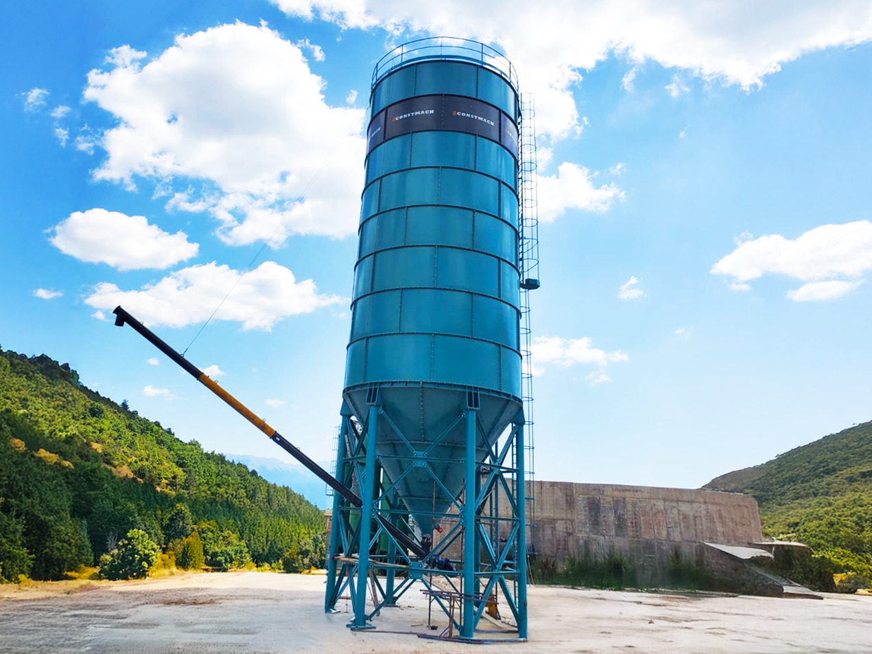 Constmach 500 Ton Capacity Cement Silo - Silo na cement: obrázek 1 Constmach 500 Ton Capacity Cement Silo - Silo na cement: obrázek 1