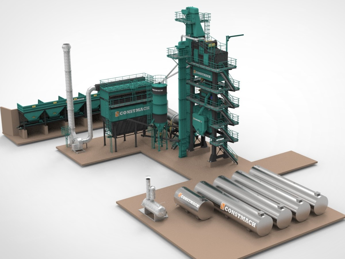 Constmach Centrales D'asphalte Fixes de Type Batch - Asfaltový závod: obrázek 1 Constmach Centrales D'asphalte Fixes de Type Batch - Asfaltový závod: obrázek 1