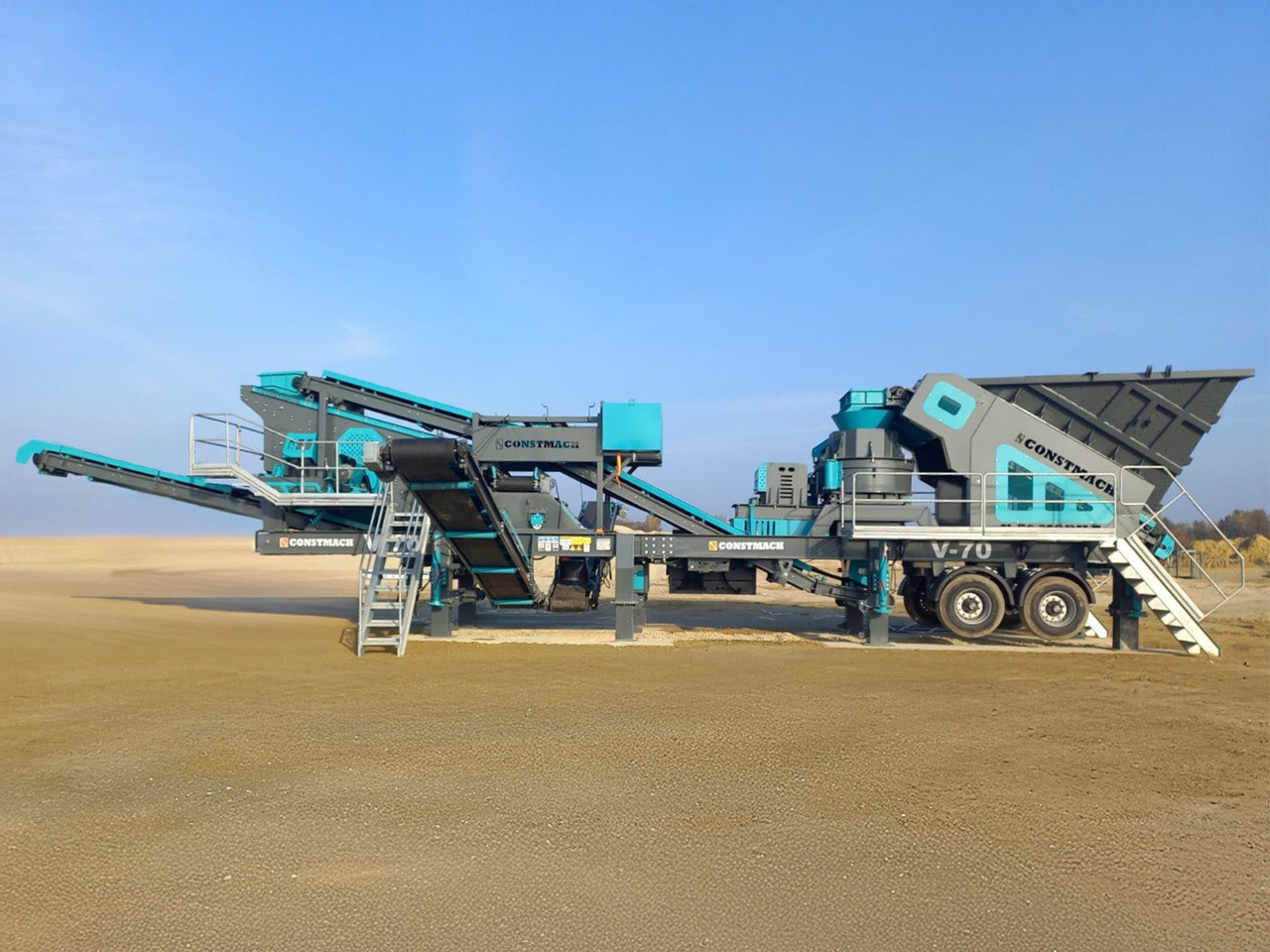 Constmach Concasseur À Impact À Axe Vertical Mobile D'une Capacité De 100 À 150 Tonnes - Mobilní drtič: obrázek 5 Constmach Concasseur À Impact À Axe Vertical Mobile D'une Capacité De 100 À 150 Tonnes - Mobilní drtič: obrázek 5