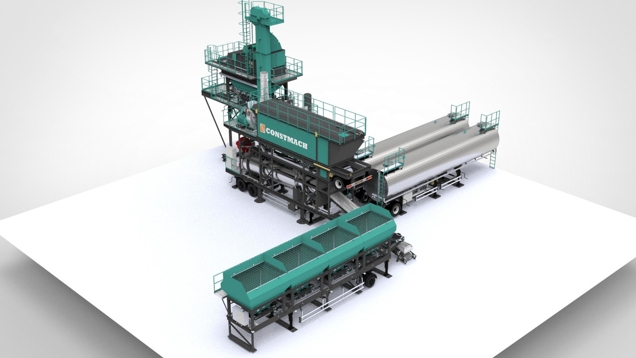 Constmach Mobile Batch Type Asphalt Plants - Asfaltový závod: obrázek 5 Constmach Mobile Batch Type Asphalt Plants - Asfaltový závod: obrázek 5