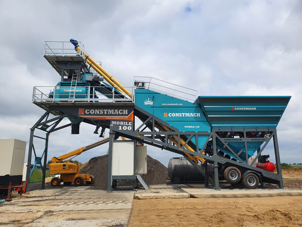 Constmach Mobile Betonmischanlage mit 100 m³/h - Betonárna: obrázek 5 Constmach Mobile Betonmischanlage mit 100 m³/h - Betonárna: obrázek 5