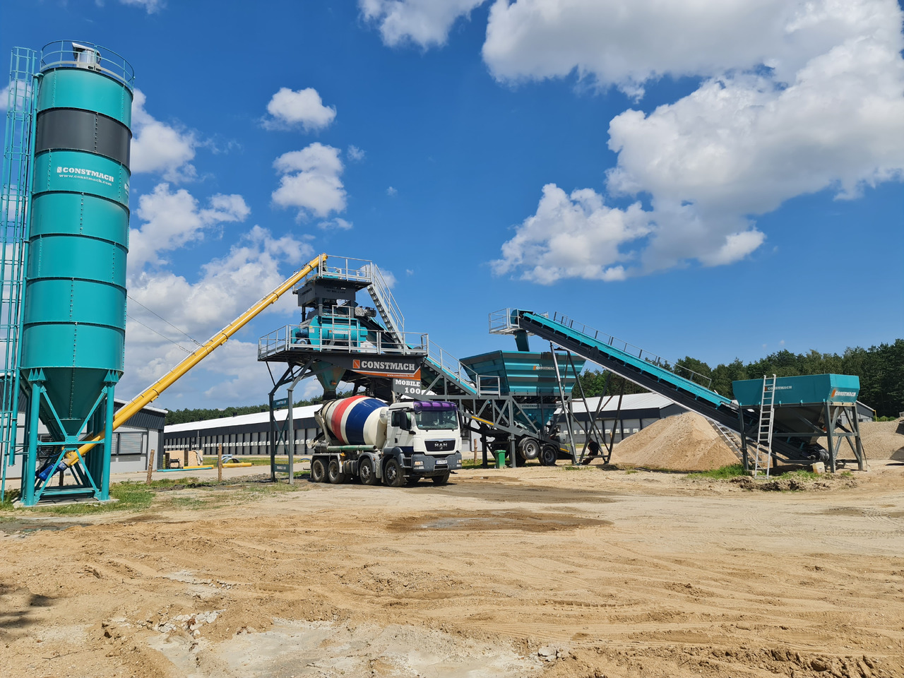 Constmach Mobile Betonmischanlage mit 100 m³/h - Betonárna: obrázek 4 Constmach Mobile Betonmischanlage mit 100 m³/h - Betonárna: obrázek 4