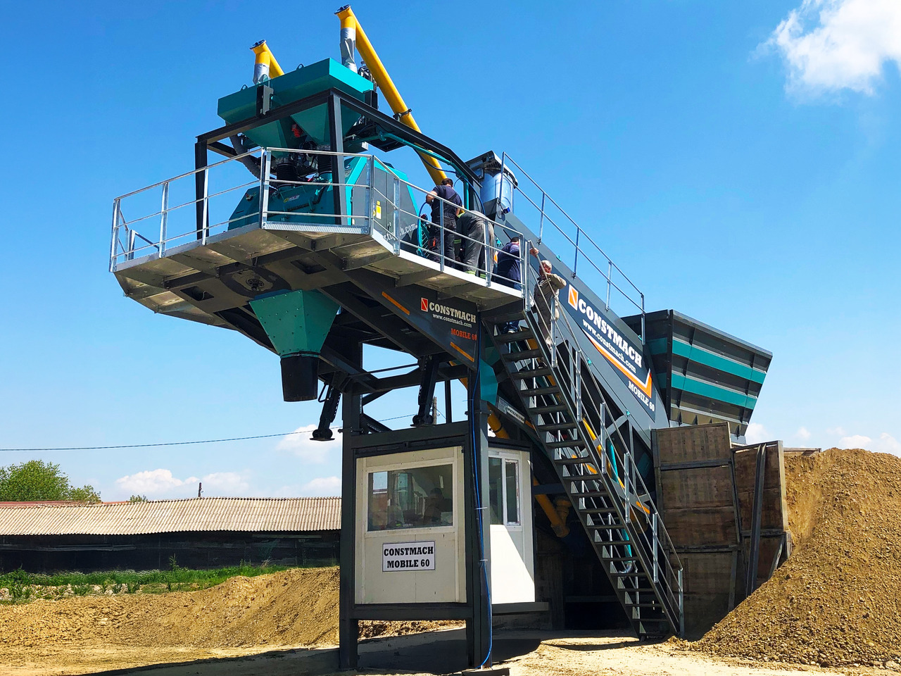 Constmach Mobile Betonmischanlage mit 60 m³/h - Betonárna: obrázek 4 Constmach Mobile Betonmischanlage mit 60 m³/h - Betonárna: obrázek 4