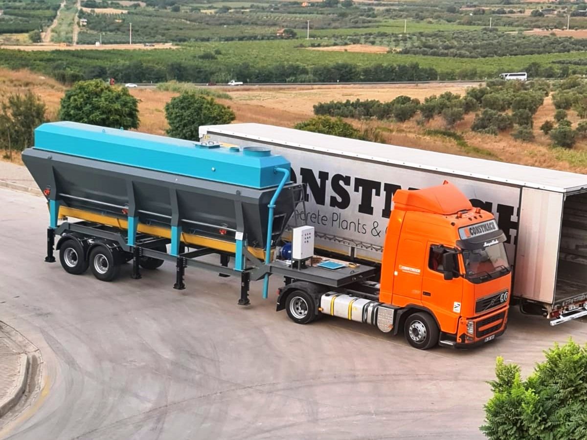 Constmach Mobile Cement Silo (Horizontal Cement Silo) - Silo na cement: obrázek 3 Constmach Mobile Cement Silo (Horizontal Cement Silo) - Silo na cement: obrázek 3