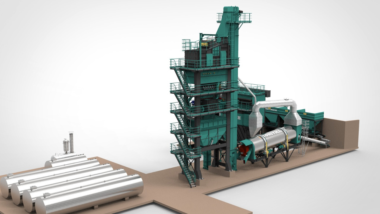 Constmach Stationary Asphalt Plant Delivered in Stock 2 Year Warranty - Asfaltový závod: obrázek 3 Constmach Stationary Asphalt Plant Delivered in Stock 2 Year Warranty - Asfaltový závod: obrázek 3