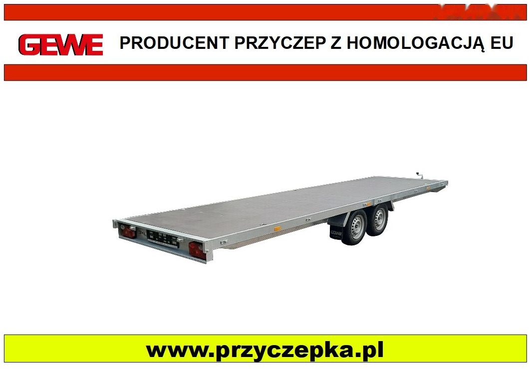 Gewe PD750 C, długość 6 m - Přívěs plato/ Valník: obrázek 1 Gewe PD750 C, długość 6 m - Přívěs plato/ Valník: obrázek 1