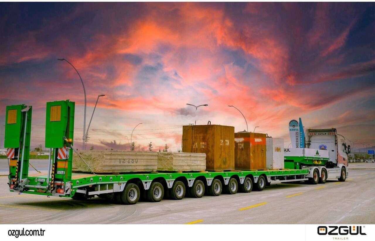 Nový Podvalníkový přívěs pro dopravu těžké techniky Özgül 8 AXLE LOWBED SEMI TRAILER: obrázek 15