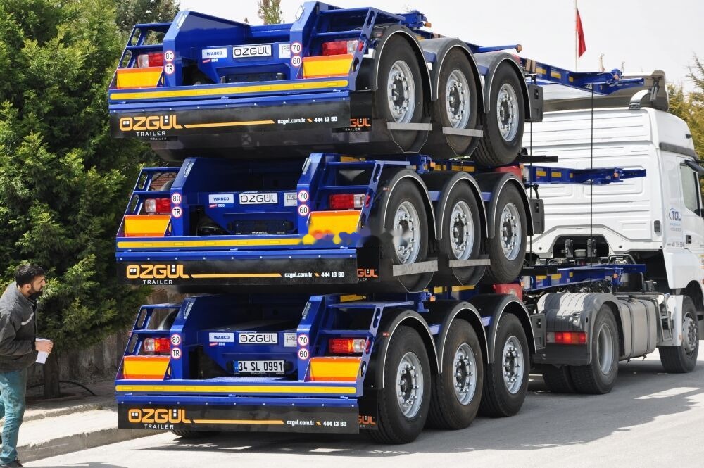 Kontejnerovy návěs/ Výměnná nástavba Özgül ISO TANK CONTAINER CARRIER SEMI: obrázek 8