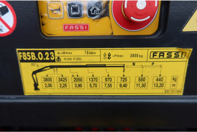 Auto s hydraulickou rukou DAF LF 260 Open+Kraan Fassi F 85 V 023+Radio controle: obrázek 18