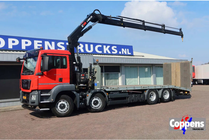 MAN TGS 35.360 8x2 Oprijwagen + HIAB 228 E 3 kraan. Radio grafisch + winch - Přepravník automobilů, Auto s hydraulickou rukou: obrázek 1 MAN TGS 35.360 8x2 Oprijwagen + HIAB 228 E 3 kraan. Radio grafisch + winch - Přepravník automobilů, Auto s hydraulickou rukou: obrázek 1
