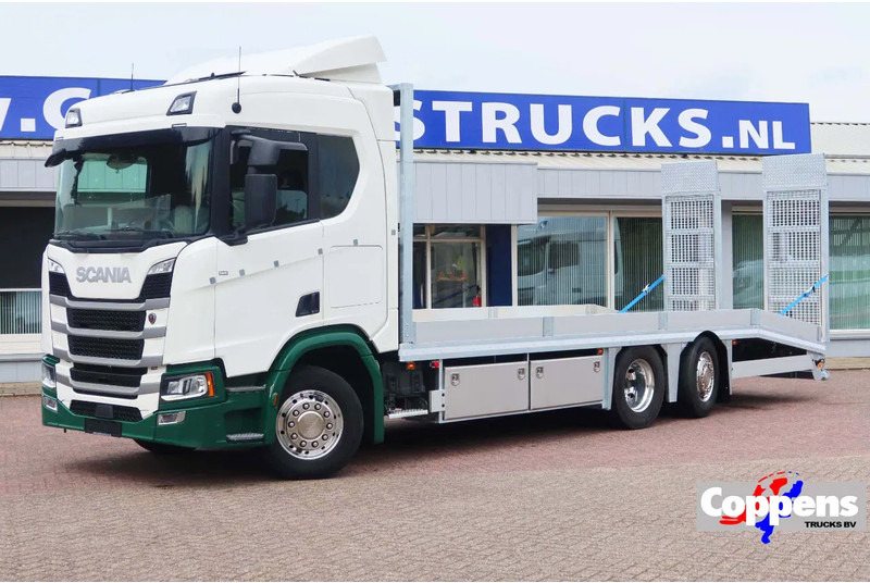Scania R500 NGS Oprijwagen 6x2 E6 Nieuwe Laadbak met Hydraulische rijpaten - Přepravník automobilů: obrázek 1 Scania R500 NGS Oprijwagen 6x2 E6 Nieuwe Laadbak met Hydraulische rijpaten - Přepravník automobilů: obrázek 1