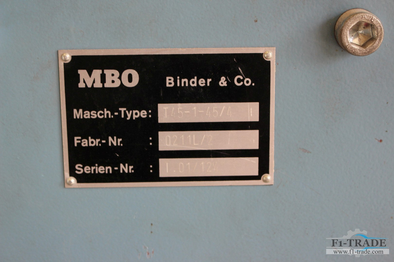 MBO T45-4-KB leasing MBO T45-4-KB: obrázek 6