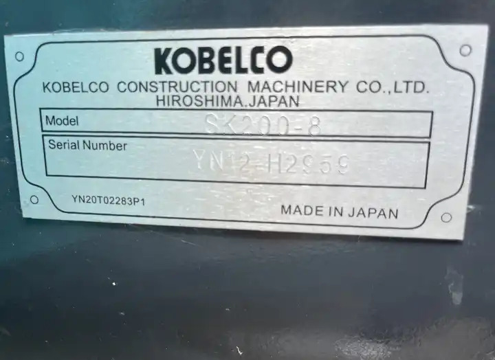 20t Used Kobelco Excavator Sk200-8 Sk200 210-8,Kobelco Sk140 Sk200 Sk210 Excavators In Shanghai - Pásové rýpadlo: obrázek 5 20t Used Kobelco Excavator Sk200-8 Sk200 210-8,Kobelco Sk140 Sk200 Sk210 Excavators In Shanghai - Pásové rýpadlo: obrázek 5