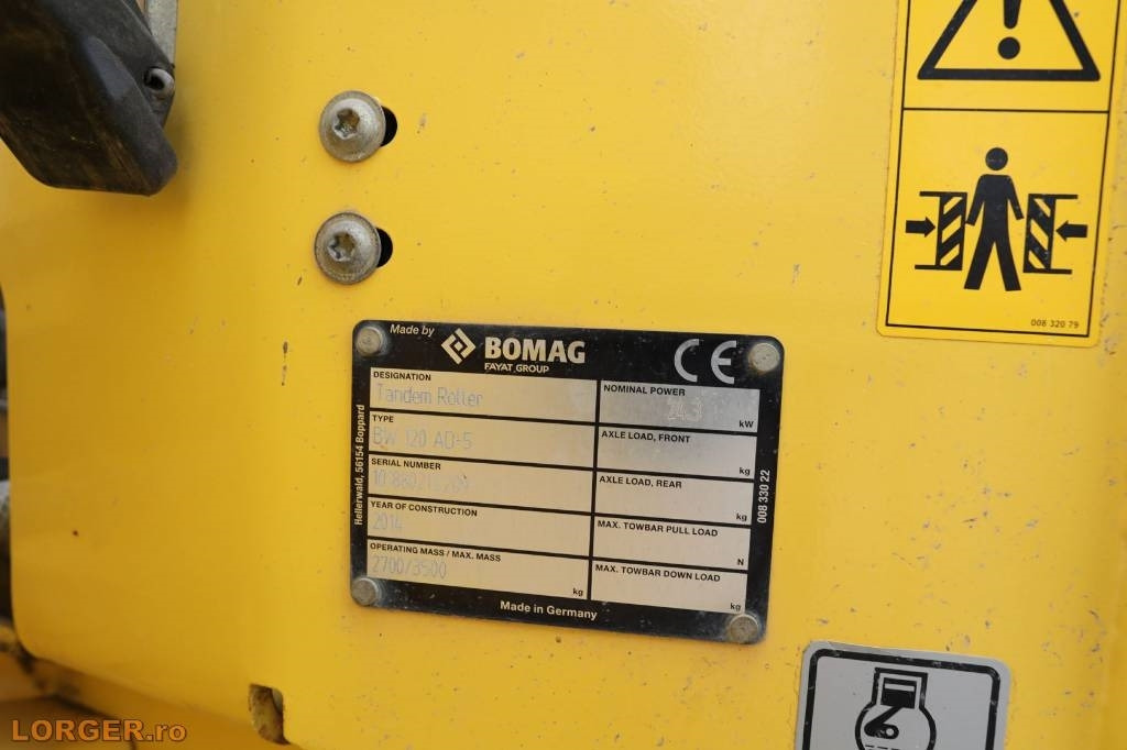 Silniční válec Bomag BW 120 AD-5: obrázek 11