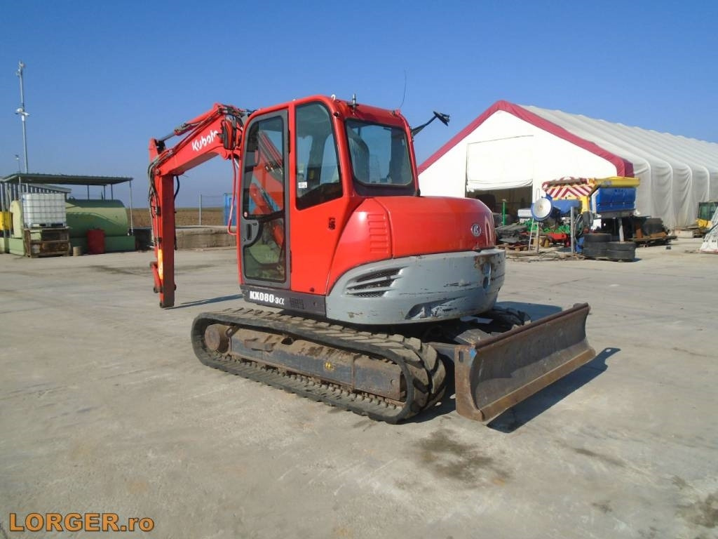 Kubota KX 080-3 - Pásové rýpadlo: obrázek 2 Kubota KX 080-3 - Pásové rýpadlo: obrázek 2