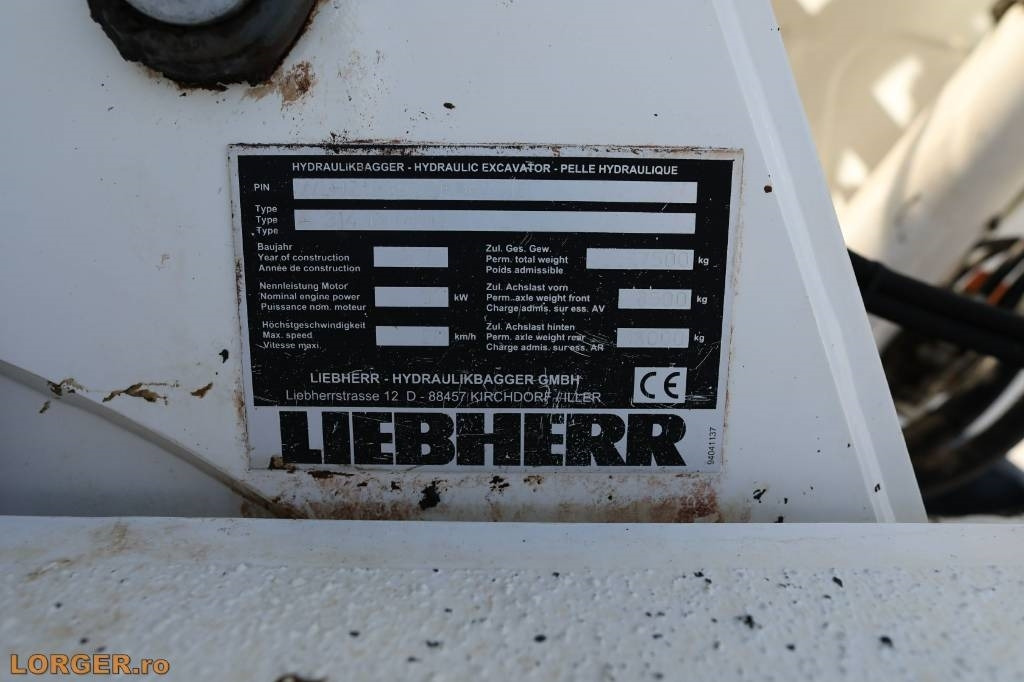 Kolesové rýpadlo Liebherr A 314: obrázek 16