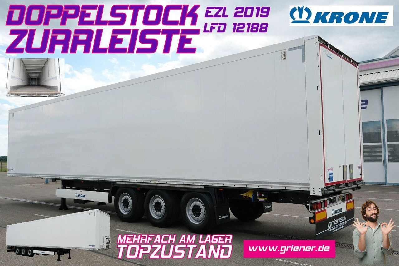 Krone SD 27/ DOPPELSTOCK / ZURRLEISTE / TOP /mehrfach - Skříňový návěs: obrázek 1 Krone SD 27/ DOPPELSTOCK / ZURRLEISTE / TOP /mehrfach - Skříňový návěs: obrázek 1