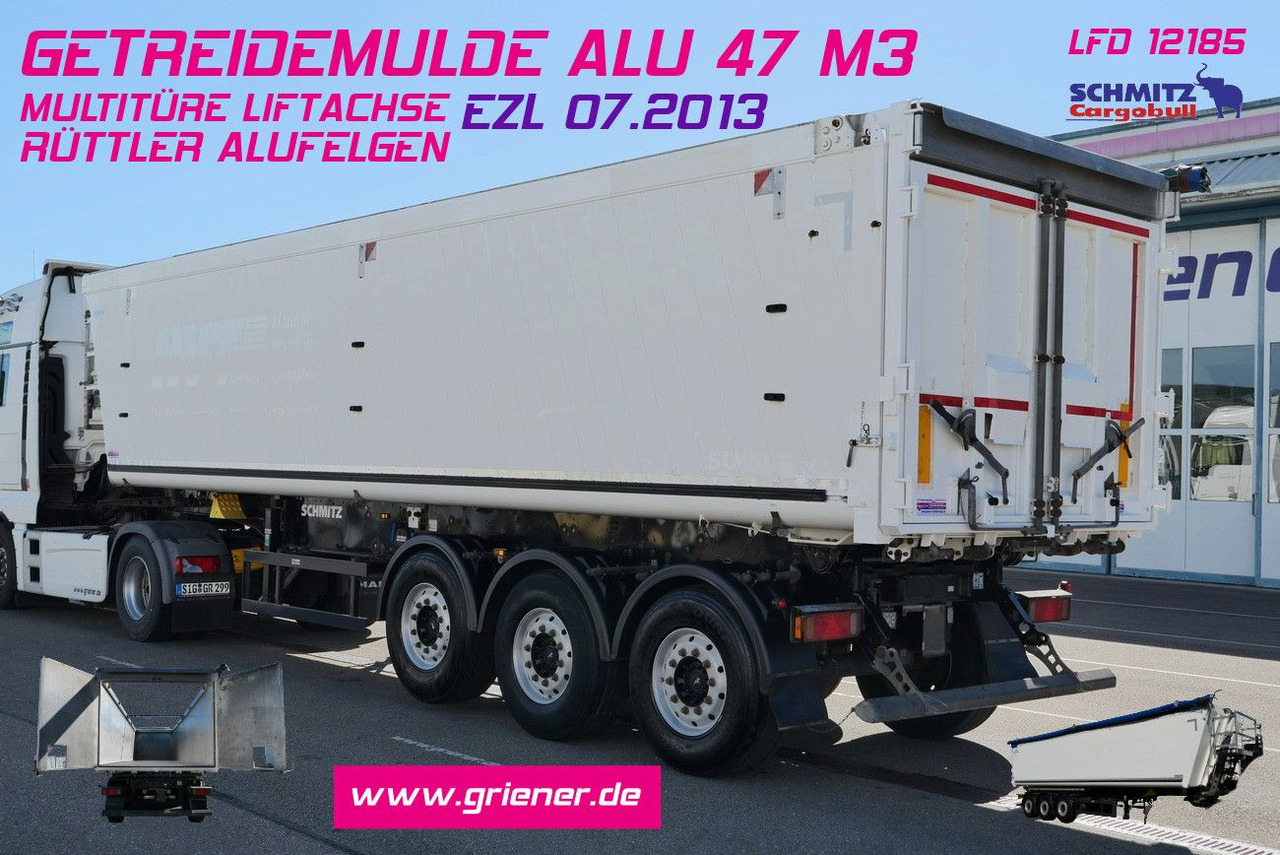 Schmitz Cargobull ALUMULDE 50 m³ SKI 24 SL 9,6/ 47m3 /MULTITÜRE - Sklápěcí návěs: obrázek 1 Schmitz Cargobull ALUMULDE 50 m³ SKI 24 SL 9,6/ 47m3 /MULTITÜRE - Sklápěcí návěs: obrázek 1