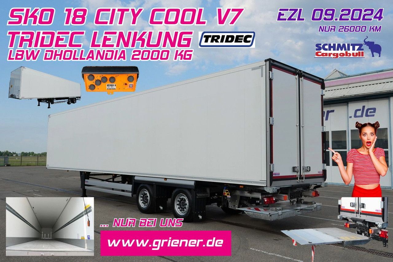 Schmitz Cargobull SKO 18/ LZG CITY /COOL V7 LBW /TRIDEC /FP 45 - Skříňový návěs: obrázek 1 Schmitz Cargobull SKO 18/ LZG CITY /COOL V7 LBW /TRIDEC /FP 45 - Skříňový návěs: obrázek 1