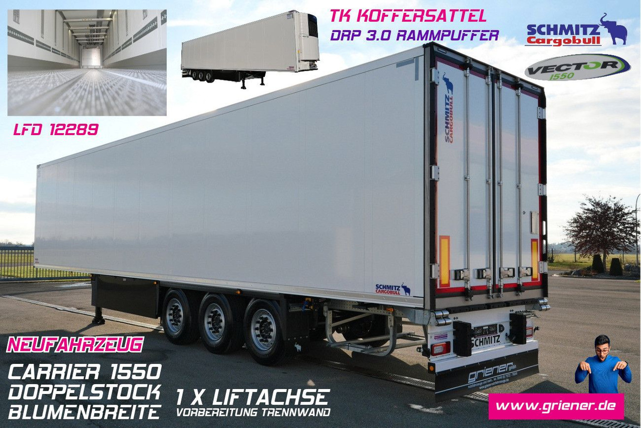 Schmitz Cargobull SKO 24/FP 45 cool /V7 / DOPPELSTOCK/DRP/ 1550 - Chladírenský návěs: obrázek 1 Schmitz Cargobull SKO 24/FP 45 cool /V7 / DOPPELSTOCK/DRP/ 1550 - Chladírenský návěs: obrázek 1