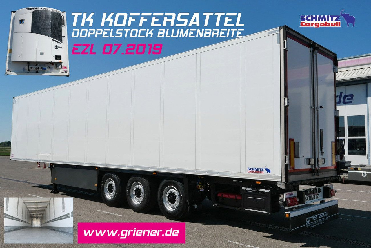 Schmitz Cargobull SKO 24/ THERMOKING SLXi300/ DOPPELSTOCK /BLUMEN - Chladírenský návěs: obrázek 1 Schmitz Cargobull SKO 24/ THERMOKING SLXi300/ DOPPELSTOCK /BLUMEN - Chladírenský návěs: obrázek 1