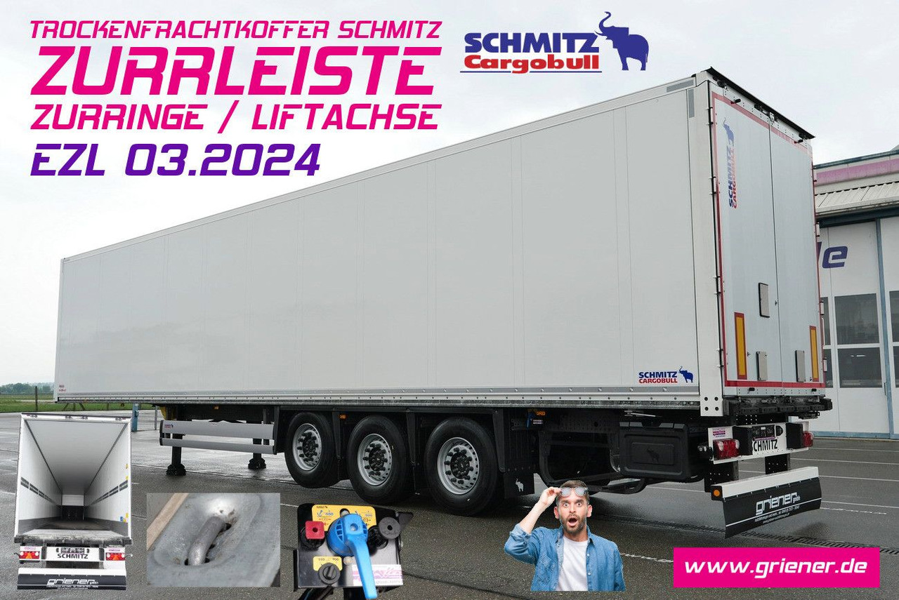 Schmitz Cargobull SKO/SBO 24 ZURRLEISTE / ZURRINGE / LIFTACHSE - Skříňový návěs: obrázek 1 Schmitz Cargobull SKO/SBO 24 ZURRLEISTE / ZURRINGE / LIFTACHSE - Skříňový návěs: obrázek 1