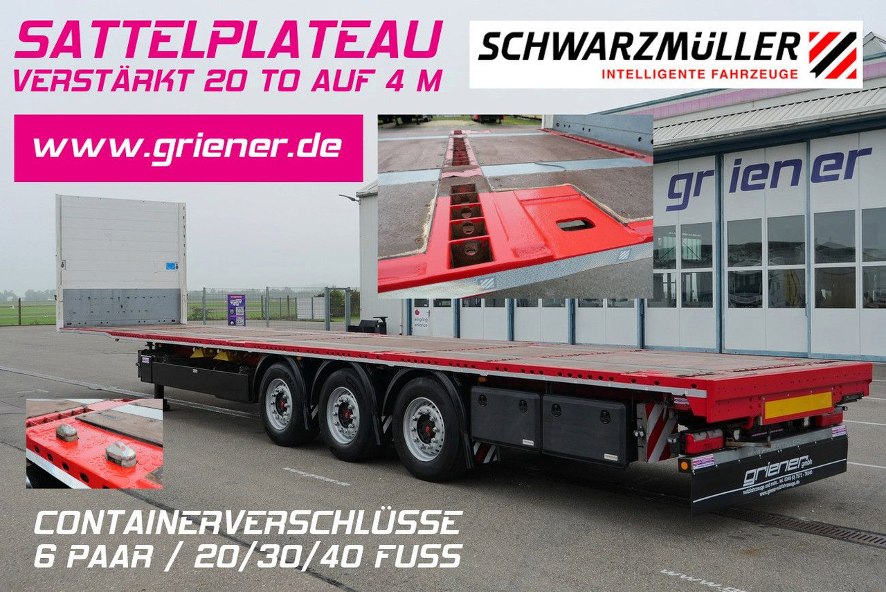 Schwarzmüller RH 80 / CONTAINER 1 x 40/2x20/1x 30 RUNGENTASCH - Návěs valník/ Plato: obrázek 1 Schwarzmüller RH 80 / CONTAINER 1 x 40/2x20/1x 30 RUNGENTASCH - Návěs valník/ Plato: obrázek 1