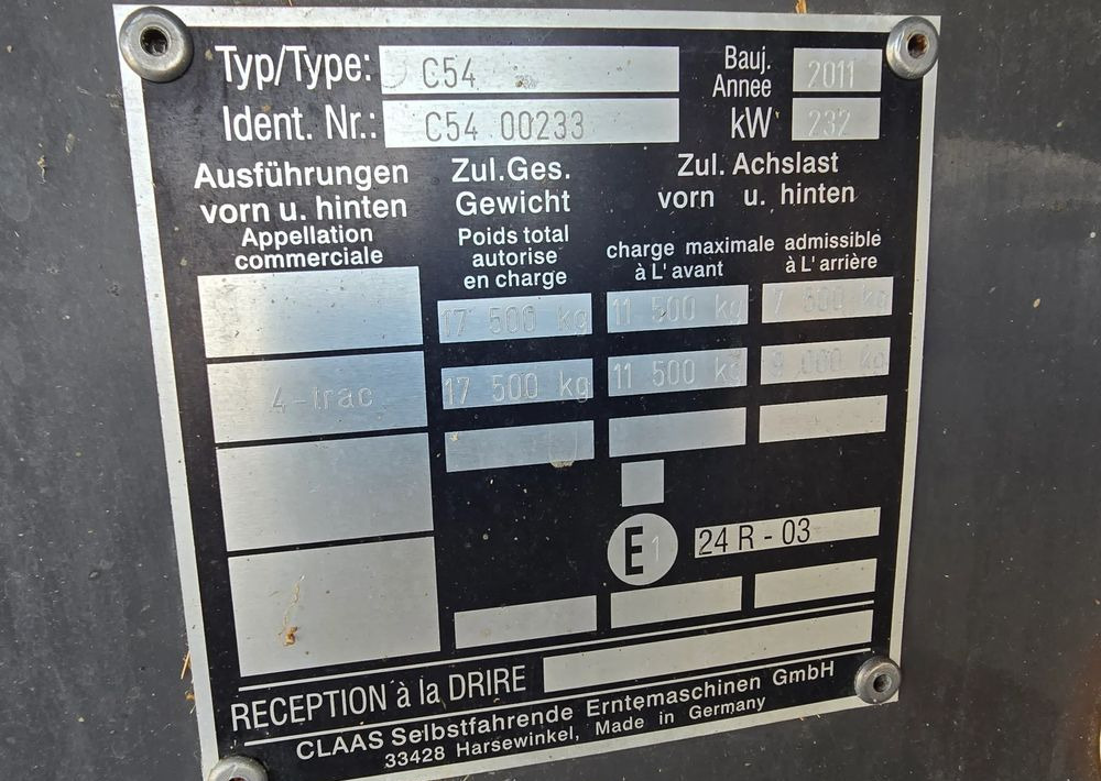 Claas Lexion 650 - Jiná technika: obrázek 5 Claas Lexion 650 - Jiná technika: obrázek 5