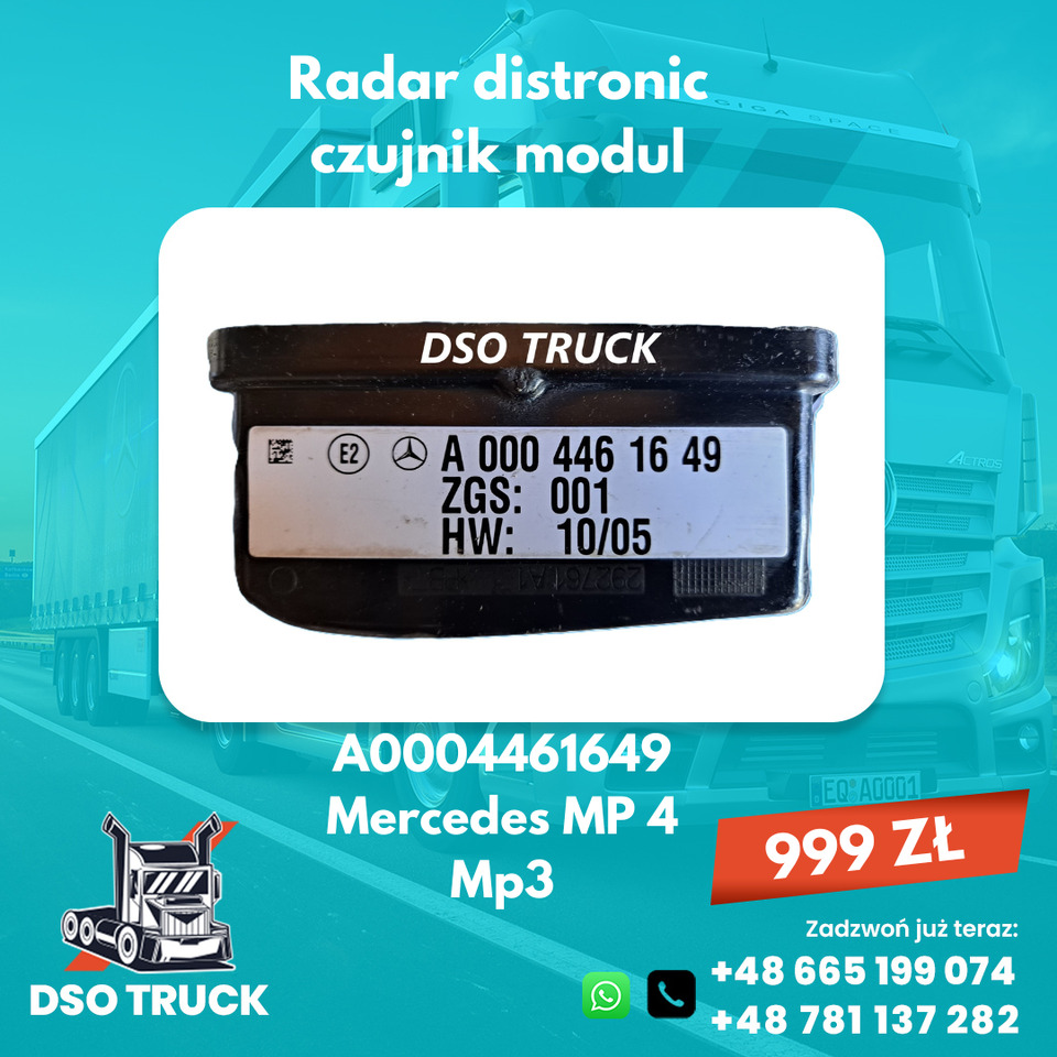 Radar Sensor distronik czujnik MERCEDES Actros Antos Arocs - Náhradní díly: obrázek 5 Radar Sensor distronik czujnik MERCEDES Actros Antos Arocs - Náhradní díly: obrázek 5